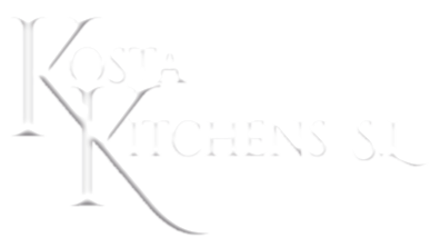 Kosta Kitchens - Bespoke kitchen design and supply company white Logo
